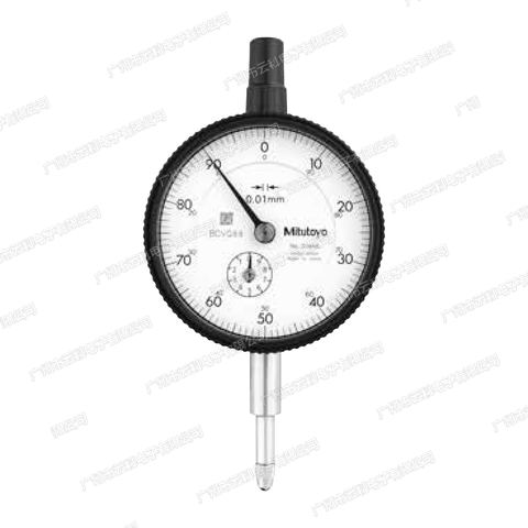 Mitutoyo日本三丰2044AB指针百分表0.01mm5mm平型后盖（2044AB）