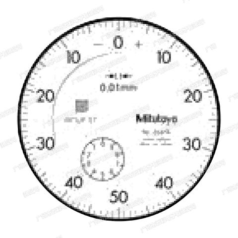 Mitutoyo日本三丰2047AB指针百分表0.01mm10mm平型后盖（2047AB）