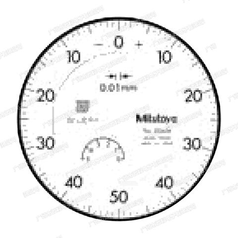Mitutoyo日本三丰2045AB指针百分表0.01mm5mm平型后盖（2045AB）